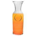 Bormioli Rocco Officina 1825 Glass Water Carafe - 1.2 Litre Serving Jug - Made in Italy