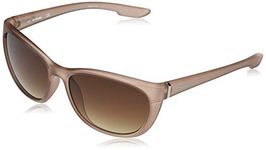 Columbia Women's Wildberry Sunglasses, Matte Champagne/Brown Polarized, 58 mm