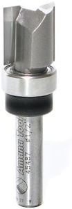 Amana Tool - 45487 Carbide Tipped Flush Trim Plunge Template 1/2 Dia x 1/2 x 1/4" Shan