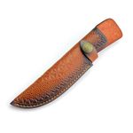 Knife Sheath,Leather Knife Holster,Straight Knife Sheath for Belt,Vertical Knife Pouch,Pocket Knife Case,Fixed Blade Knife Cover,EDC Knife Holder for Hunting Bushcraft Buck Knife,Survival Knife