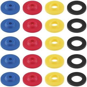 LT Easiyl 20pcs Adaptateur de Douche à Economie d'eau Limiteur de Débit Tuyau de Douche Réducteur de Débit d'eau Rondelles Pomme de Douche Vanne de Contrôle de Débit pour La Salle de Bain