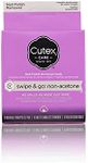 Cutex Care Swipe & Go Non-Acetone Nail Polish Remover Pads 10ct