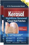 Kerasal Nail Renewal Nighttime Nail Patches, Restores Appearance of Discolored or Damaged Nails, 14 Count (2-Pack)