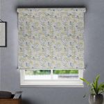 HIPPO Printed Blackout Indoor Roller Blinds for Windows Fern Design Rolling Curtains Corded Roll Up and Down Blind for Home Office (4X5 FT)