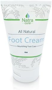 NatraCure Foot Repair Cream for Dry Cracked Heels & All Natural Foot Lotion for Dry Cracked Tired Feet Relief – Foot Moisturizer Pedicure Lotion & Foot Crack Cream for Foot Softening Treatment – 4 oz