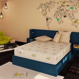 Baldiflex Emporio Materasso Memory Matrimoniale Alto 20 cm Duck, Rivestimento in Aloe Vera, Misura 160x200x20 cm