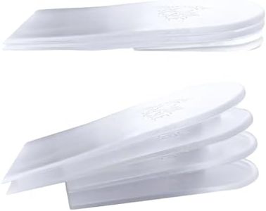 Adjustable Heel Lifts - Size Large Adhesive Heel Lifts for Leg Length discrepancies, Achilles Pain, Height Increasing Insoles, Heel Cushions by Soul Insole