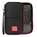 Trajectory Travel Passport and Card Holder and Wallet Organiser Case for Daily Use and International Trip for Men and Women (Napolean Black)