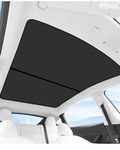 TaTasay Sunshade Roof Compatible for Tesla Model Y 2021-2024 - Retractable Sunroof Heat Insulation Cover Top Window- Sun Protection for Model Y Interior Accessories, Black