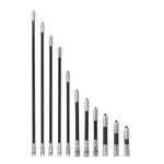 wolfman 4-34 Inch Archery Bow Stabilizer Balance Rod Extension Pole Carbon Fiber Bow Stabilizer Shock Absorber Vibration Dampening for Recurve Bow Compound Bow (10 inch)