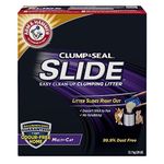 Arm & Hammer Clump & Seal Slide Clay Cat Litter, 12.7kg, Odour Control, Dust Free, Clumping Litter