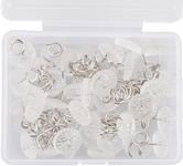 Vanyibro Clear Heads Twist Pins,50p