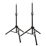 Ultimate Support TS-90B Telelock Tripod Speaker Stand Pair