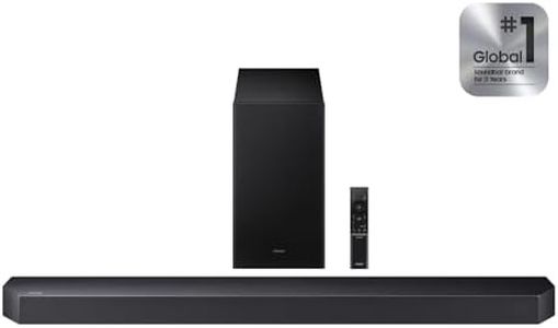 Samsung HW-Q600F Q-Series Soundbar, 3.1.2ch with Wireless Subwoofer, Dolby Atmos, DTS Virtual:X, Adaptive Sound, Q-Symphony