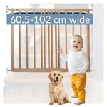 BabyDan Odense, Covers openings between 60.5-102 cm/23.9-40.1 inches, Extendable Stair Gate/Baby Gate/Safety Gate, Wood, Made in Denmark - (Pet Gate/Dog gate)