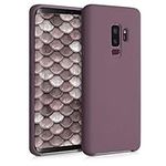 kwmobile Case Compatible with Samsung Galaxy S9 Plus Case - TPU Silicone Phone Cover with Soft Finish - Grape Purple