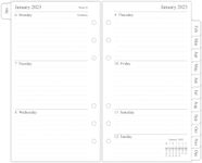 Orgnizme 2025 Weekly Diary Refill P