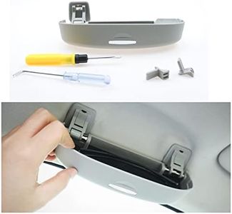 CDEFG Soporte para Gafas de Sol para Toyota Yaris Cross 2021 2022 2023 2024 SUV Soporte para Gafas de Coche para Gafas de Coche, Estuche para Gafas, Jaula Yaris Cross Accesorios (Gris)