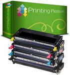 Printing Pleasure FULL SET of Compatible Laser Toner Cartridges for Dell 3110 3110cn 3115 3115cn | 593-10170 593-10171 593-10172 593-10173