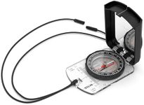 Silva Compass Navigation - Ranger S Black - Scales 1:25k and 1:50k - Sighting Compass to Determine Direction Over Long Distances - Mirror Compass with Rotatable Compass Housing - Compass Hiking