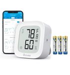 Govee WiFi Thermometer Hygrometer H5103, Indoor Bluetooth Temperature Humidity Sensor with Electronic Ink Display, App Notification Alert, Free Data Storage Export, Digital Remote Monitor for Bedroom