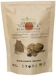 Turmeric & Black Pepper Capsules | Organic | 2250mg per Serving | 180 Vegan Capsules | Natural Source of Curcumin | MySuperfoods