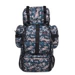 Swiss Military WAVE Camouflage Rucksack Travel Backpack for Outdoor Sports, Camp Hiking Trekking Bag, Camping Rucksack 45L