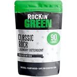 Rockin' Green - Organic Laundry Detergent- 90 Loads - Unscented Natural Plant-based Detergent - Hypoallergenic Laundry Detergent for Sensitive Skin - All Types of Laundry - 1.3kg