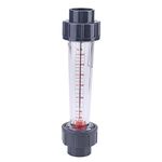 300-3000L/H Plastic Tube Water Rotameter LZS-25 Liquid Meter Float Double Female Connector for DN 25 Tube