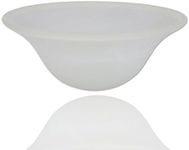 LIGHTACCENTS Alabaster White Glass 