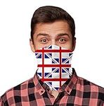 L&S PRINTS St George Union Jack Design Neck Warmer Neck Tube Facemask Snood