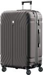 AnyZip Luggage Expandable PC ABS Durable Suitcase with Spinner Wheels TSA Lock Checked-Large 28 Inch Gray