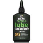 BTAS Ceramic Dry Bike Chain Lube 4 oz -UV Tracer Dye -Road,Mountain Bicycle Lubricant Oil,Dry and Dusty Weather Conditions