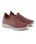 Aqualite Women's Grey & Copper Moccasins - 4 UK