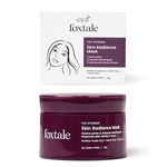 Foxtale De-Tan Face Mask for Glowing Skin| Clay Mask with Lactic Acid for Tan Removal, Reduction in Blackheads, Instant Brightening| New-Age Ubtan Face Pack for All Skin Types | Men & Women- 75g