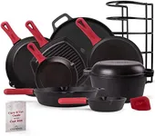 Cast Iron Cookware 17-Piece Set - P