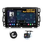 Eonon 4GB+64GB, 8" Android 14 Car Stereo for 2007-2013 GMC Sierra Yukon Chevrolet Silverado Tahoe Suburban Buick Enclave, CarPlay & Android Auto, DSP, Support Bose & Onstar-GMX7A(Upgraded GMX7)