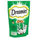 Dreamies Catnip 8 Pouches, Cat Treats Tasty Snacks with Delicious Catnip, Pack of 8 (8 x 60 g)