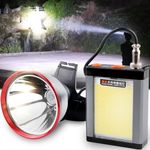 LED Hunting Headlamp Super Bright Rechargeable Head Lamp with Independent Battery Pack, 9 Times Brighter Than Ordinary Headlamps, Perfect for Hunting, Camping, Fishing, Emergency