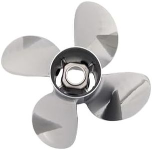MERCURY 8M0151363 Spitfire X7 4-Blade Stainless Steel Propeller, 12.8" Dia. X 19" Pitch, Right Hand Rotation