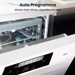 Hisense 16-Place Dishwasher – White, Large Capacity