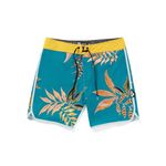 Volcom Men's Lido Print Scallop Mod Tech Boardshorts