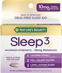 Nature's Bounty Melatonin, Sleep3 M