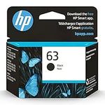 HP 63 Black Ink Cartridge | Works w
