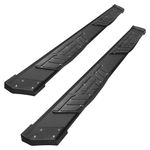 COMNOVA Running Boards Compatible with 2019-2025 Dodge Ram 1500 Crew Cab New Body Style (NOT for Ram Classic), 6.5 Inches Heavy Textured Powder Side Step Nerf Bar.