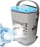 COOLI FRAIS Climatiseur Mobile Sans Evacuation, Clim' Tactile 2024 USB Type-C Portable, Double Reservoir Eau + Glace 700mL, 4 Vitesses / 2 modes de refroidissement (fraîcheur & brouillard), Silencieux