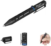 OLIGHT O'Pen Mini 2 Ballpoint Pen, Replaceable EDC Black Ink Pen and Pencil Tip 2-in-1 Bolt Action Pens, Smooth Writing Pens for Office, Working, Writing (Black)