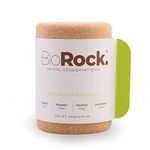 BioRock. Crystal Natural Deodorant Stone - Unscented Plastic and Aluminum Free Salt Deodorant Stick for Women & Men Eco-Friendly, Sustainable, Zero Waste 4.25 oz