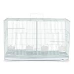 YML 3/8-Inch Canary Finch Breeding Cage, Small, White