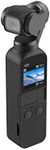 DJI-Osmo-Pocket Handheld-3-Axis-Gimbal-Stabilizer-with-integrated-Camera-12-MP-1/2.3 -CMOS-4K60-Video,-for-YouTube,-TikTok,-Video-Vlog,-Streamlabs,-Attachable-to-Smartphone,-Android,-iPhone,-Black